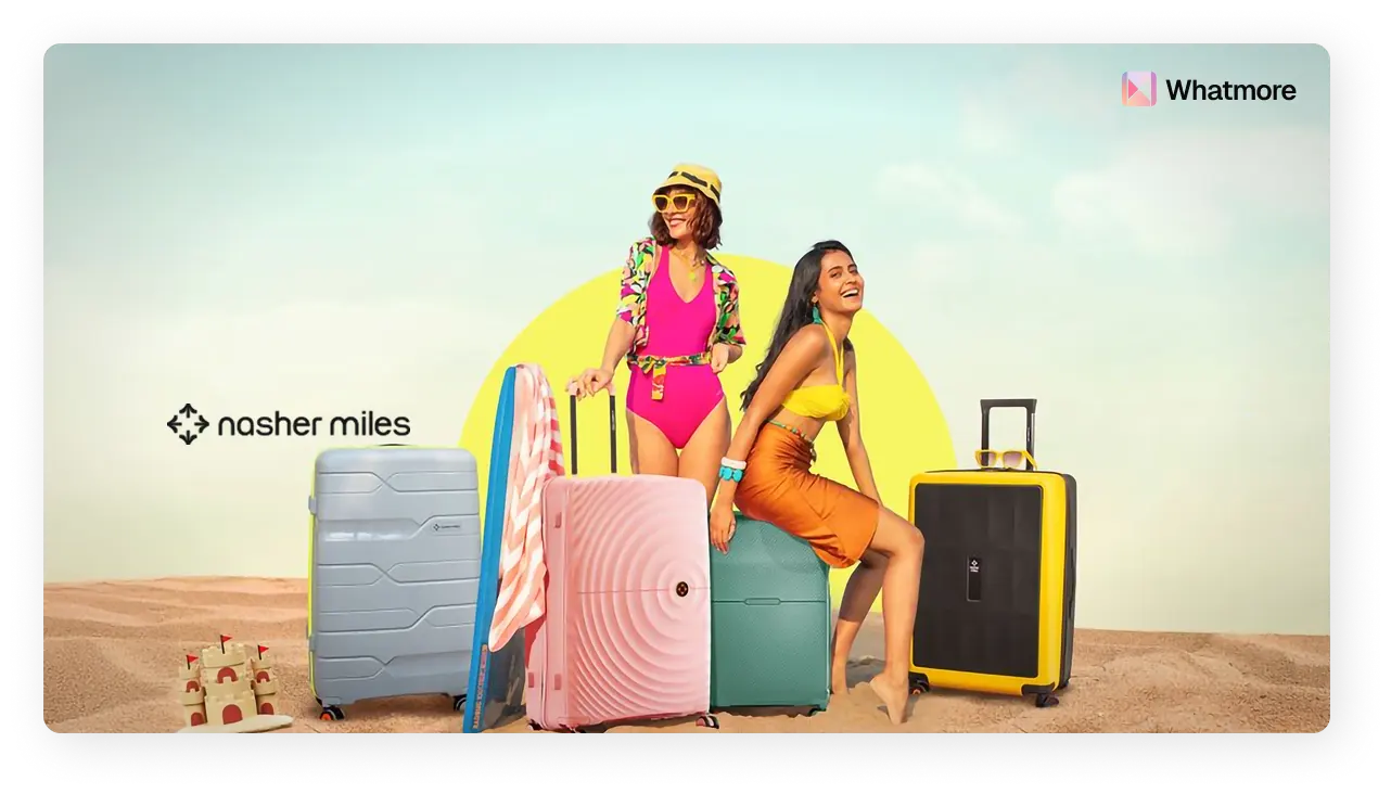 Nasher Miles: Elevating Luggage Shopping with Shoppable Videos